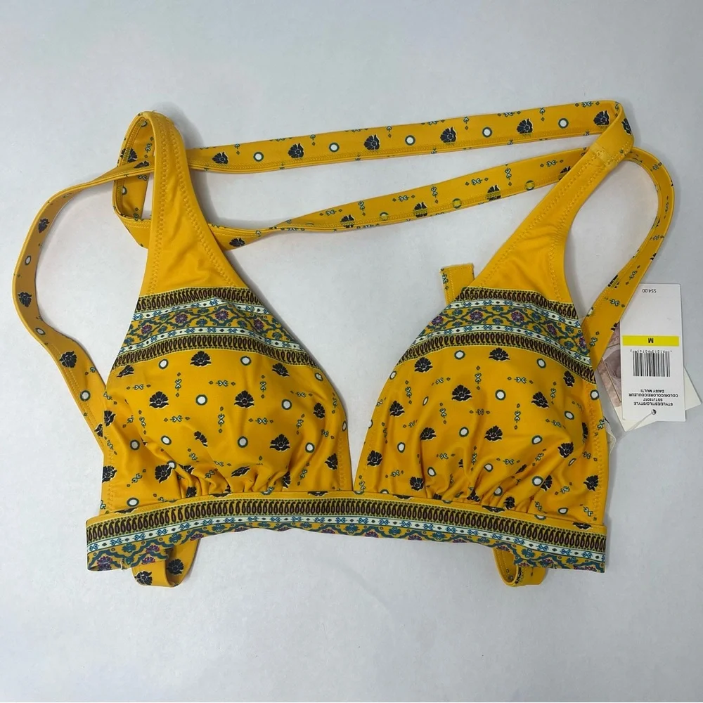 New Jessica Simpson 2 piece bikini swimsuit daisy floral Medium‎